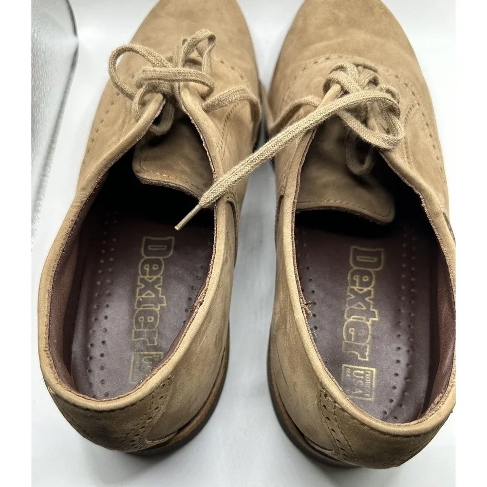 Dexter Oxford‎ men’s shoes Light Brown size 9.5M made in USA V760-6